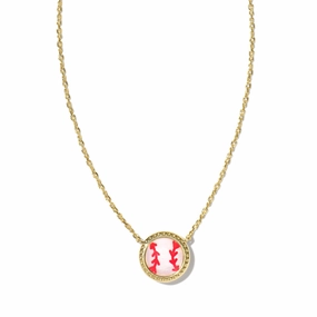 Kendra Scott Baseball Short Pendant Necklace