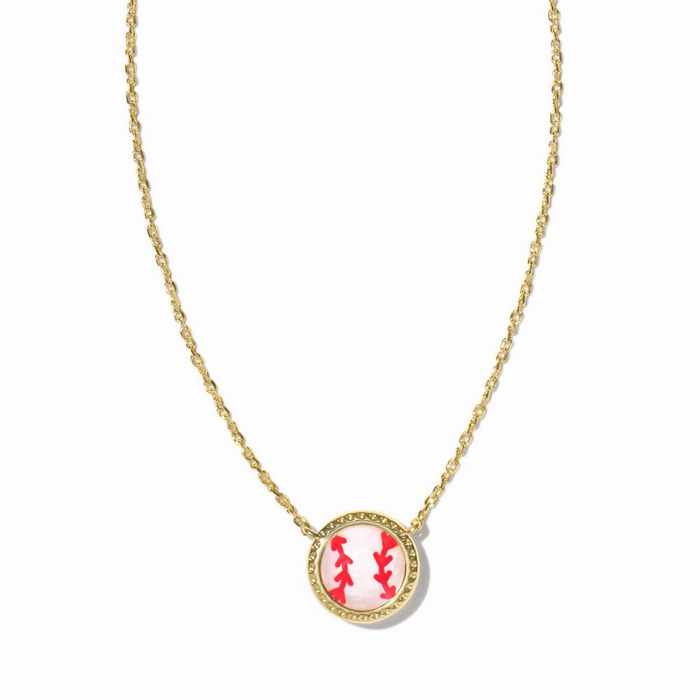Kendra Scott Baseball Short Pendant Necklace