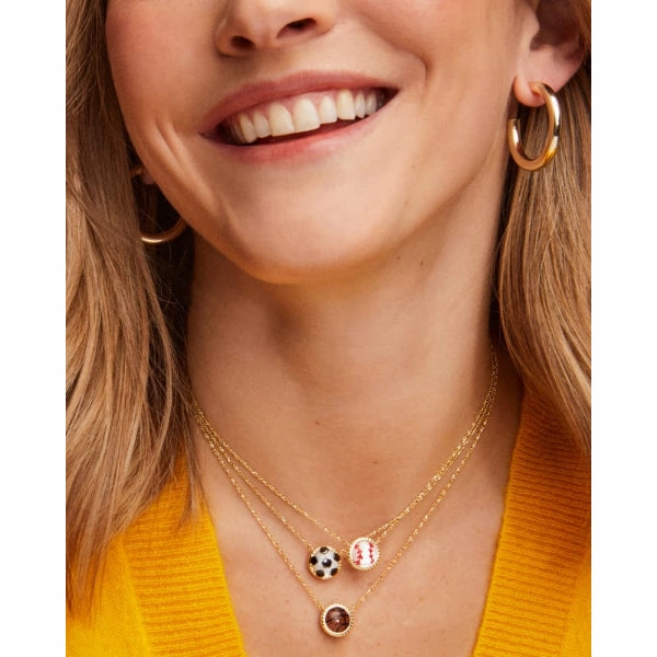 Kendra Scott Baseball Short Pendant Necklace