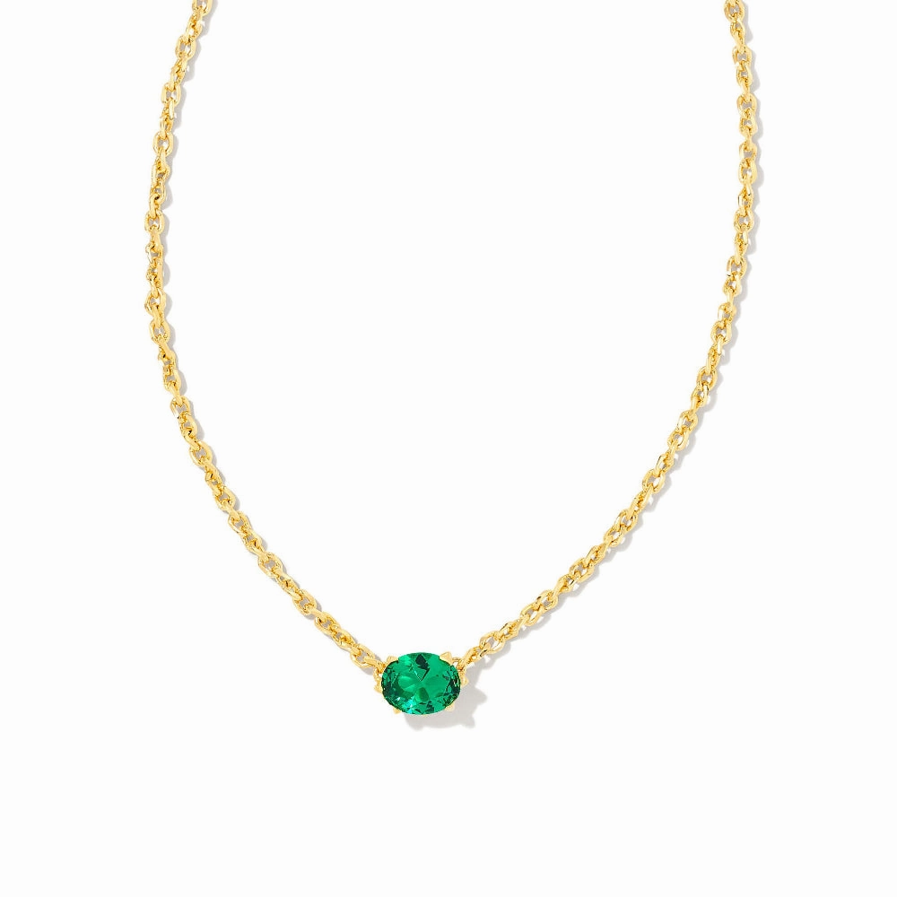 Kendra Scott Cailin Gold Crystal Pendant Necklace