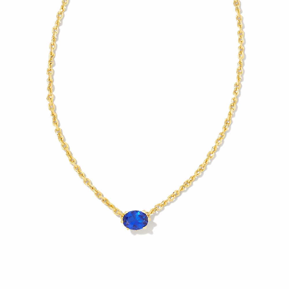 Kendra Scott Cailin Gold Crystal Pendant Necklace