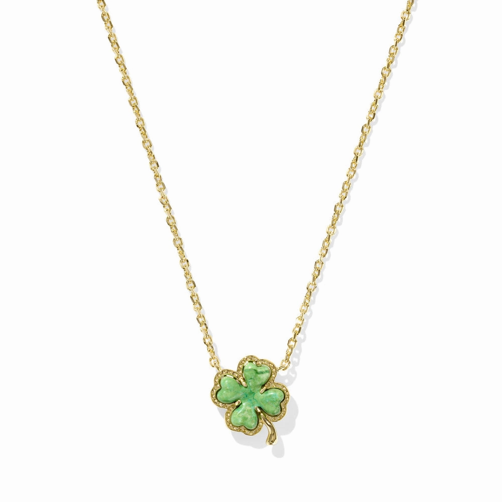 Kendra Scott Clover Short Pendant Necklace
