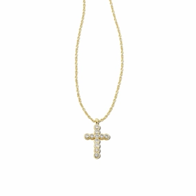 Kendra Scott Cross Crystal Pendant Necklace
