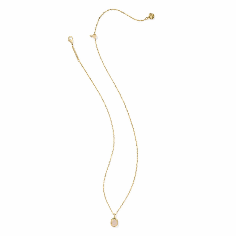 Kendra Scott Daphne Pave Frame Short Pendant Necklace