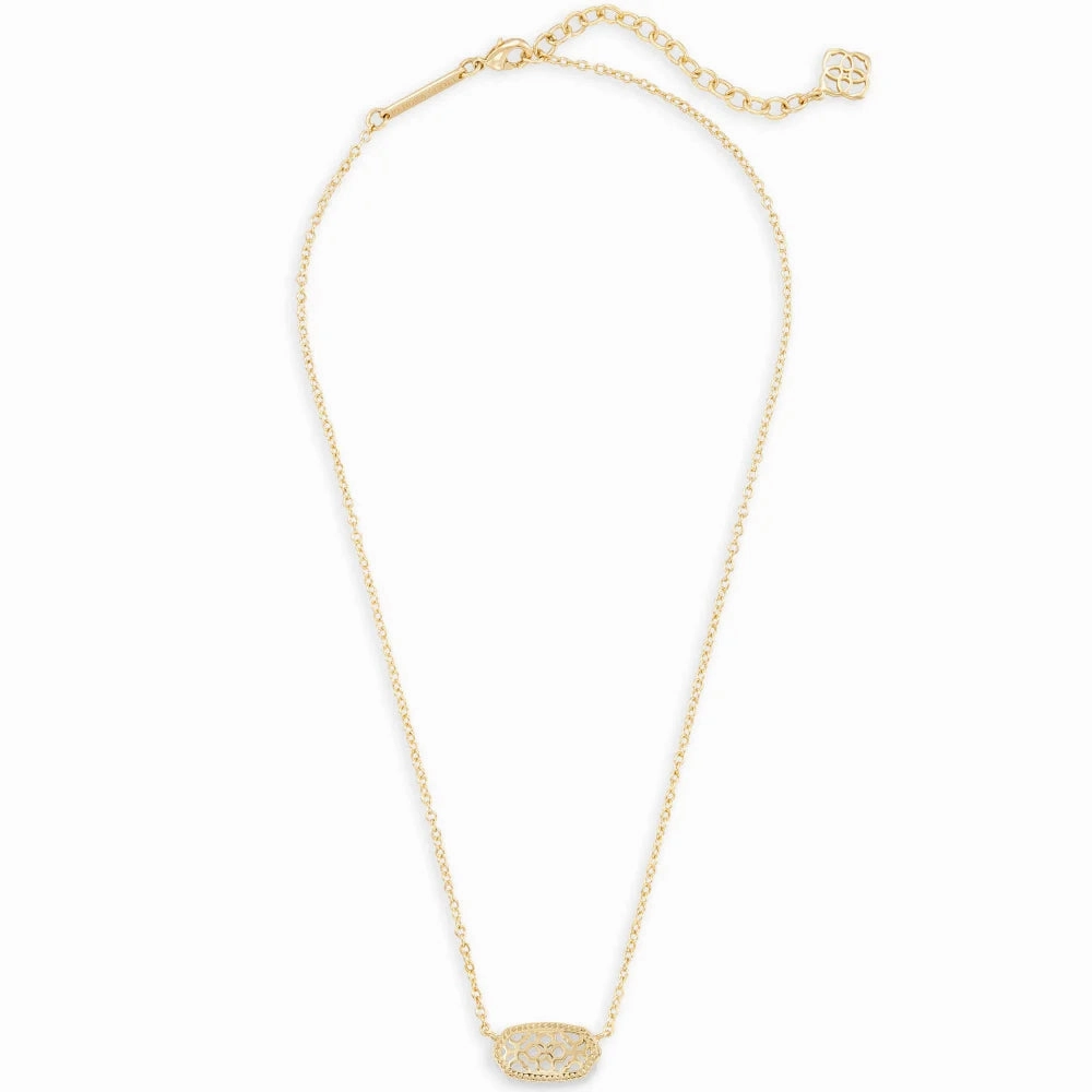 Kendra Scott Elisa Filigree Pendant Necklace