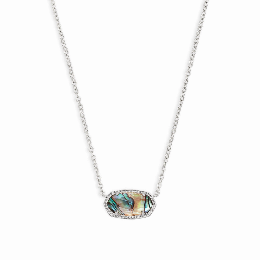 Kendra Scott Elisa Pendant Necklace in Abalone Shell