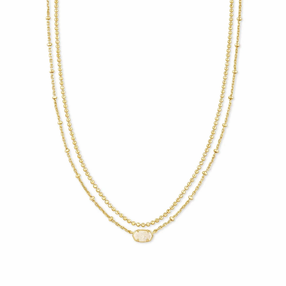 Kendra Scott Emilie Multi Strand Necklace in Drusy