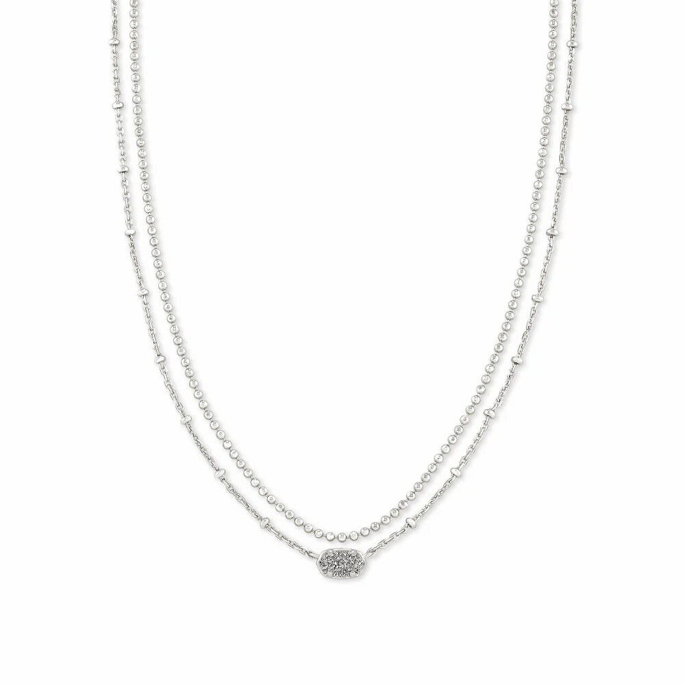 Kendra Scott Emilie Multi Strand Necklace in Drusy