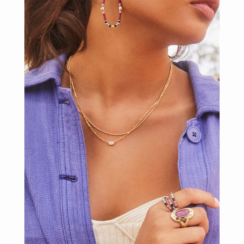 Kendra Scott Emilie Multi Strand Necklace in Drusy
