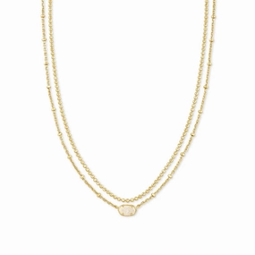 Kendra Scott Emilie Multi Strand Necklace in Drusy