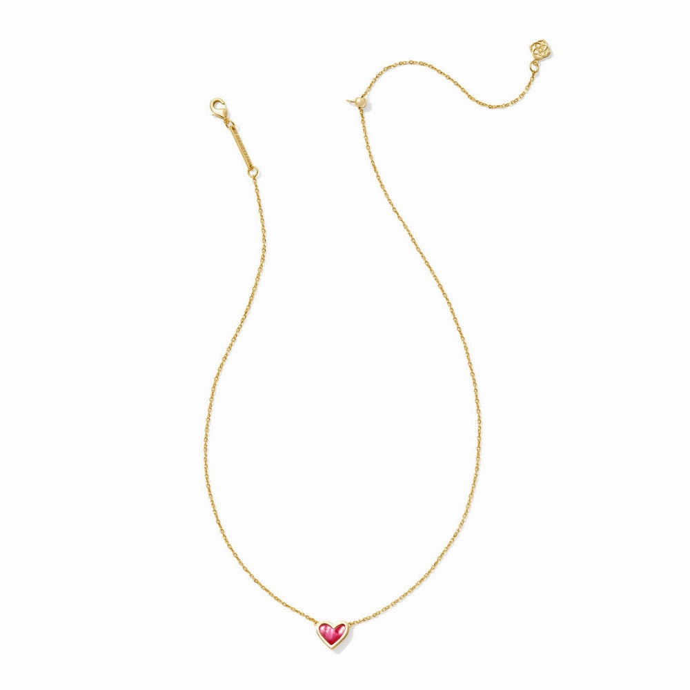 Kendra Scott Framed Ari Heart Short Pendant Necklace
