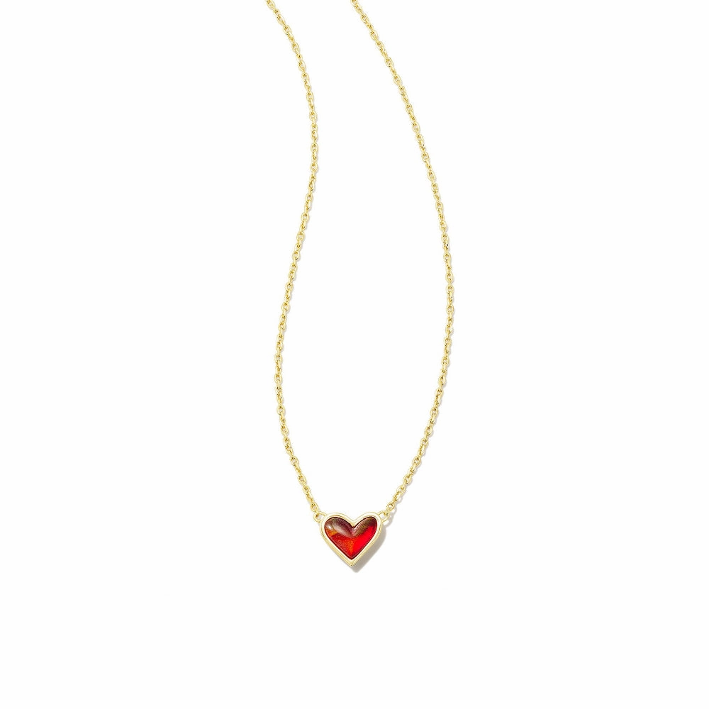 Kendra Scott Framed Ari Heart Short Pendant Necklace
