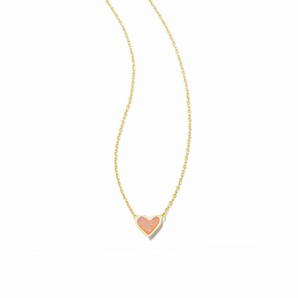 Kendra Scott Framed Ari Heart Short Pendant Necklace
