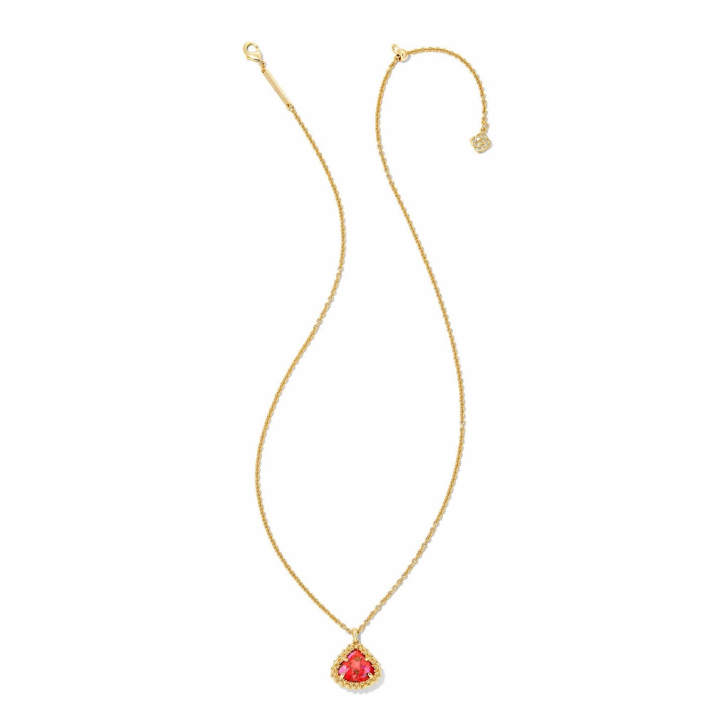 Kendra Scott Framed Kendall Gold Short Pendant Necklace