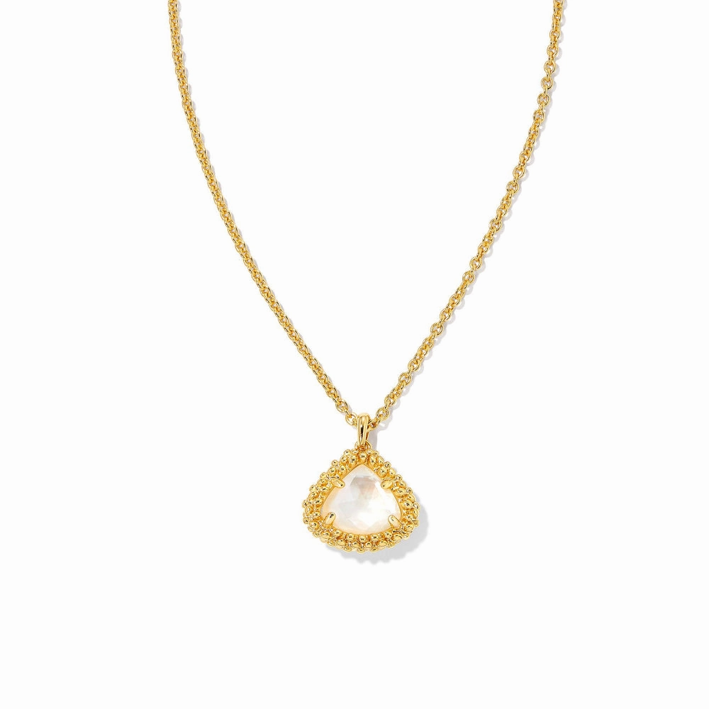 Kendra Scott Framed Kendall Gold Short Pendant Necklace