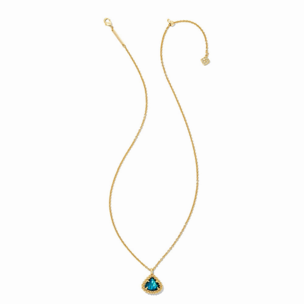 Kendra Scott Framed Kendall Gold Short Pendant Necklace