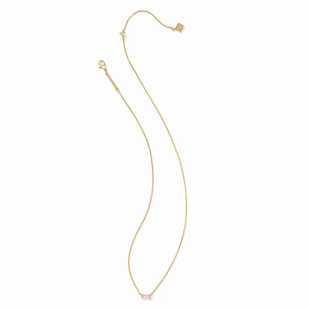 Kendra Scott Juliette Pendant Necklace in Rose Quartz