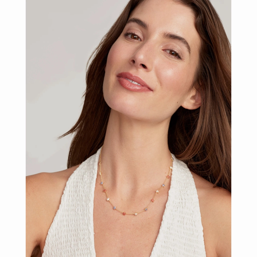 Kendra Scott Sierra Star Crystal Strand Necklace