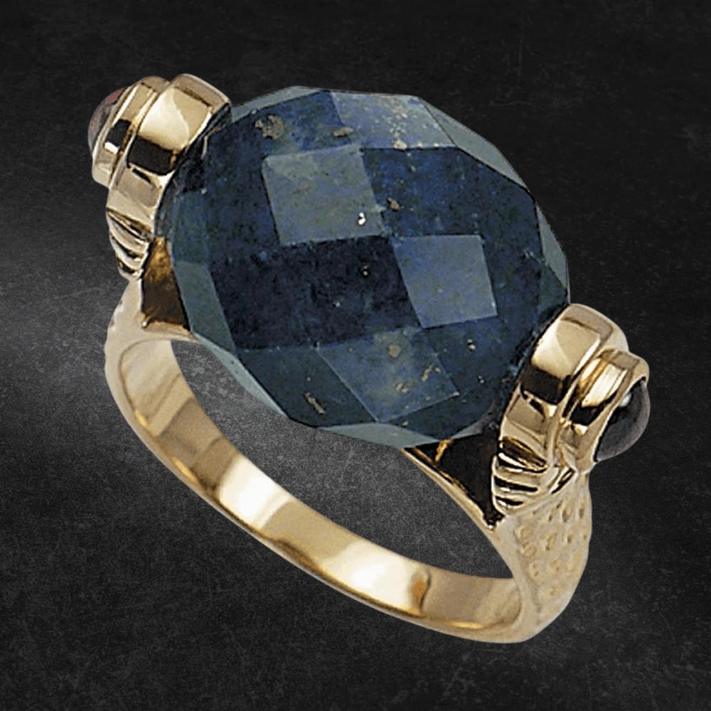 Lapis Lazuli Torque Ring