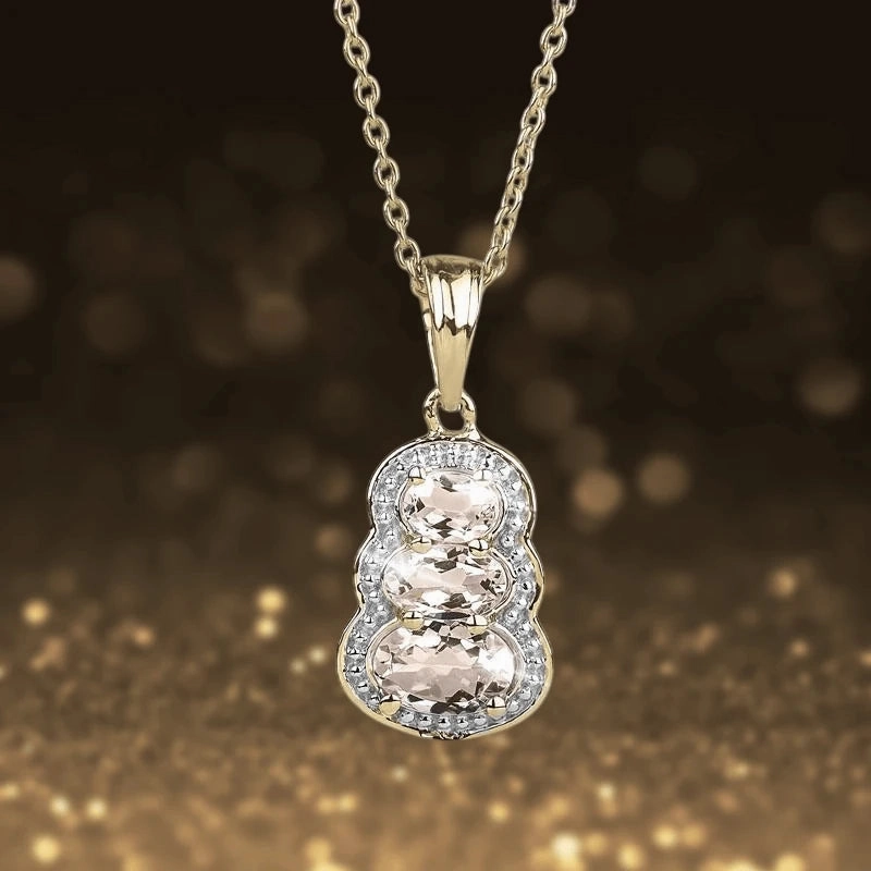 Liberty Morganite Pendant