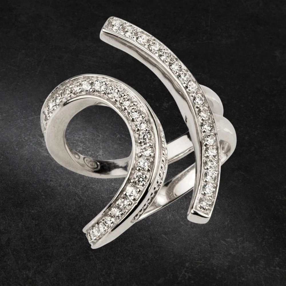 Lola Ring Rhodium