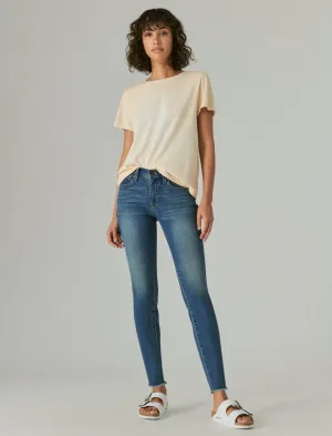Lucky Brand Ava Skinny Englehurst Fray Lucky Brand
