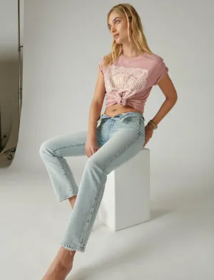 Lucky Brand High Rise Zoe Straight Heaven Falls Lucky Brand