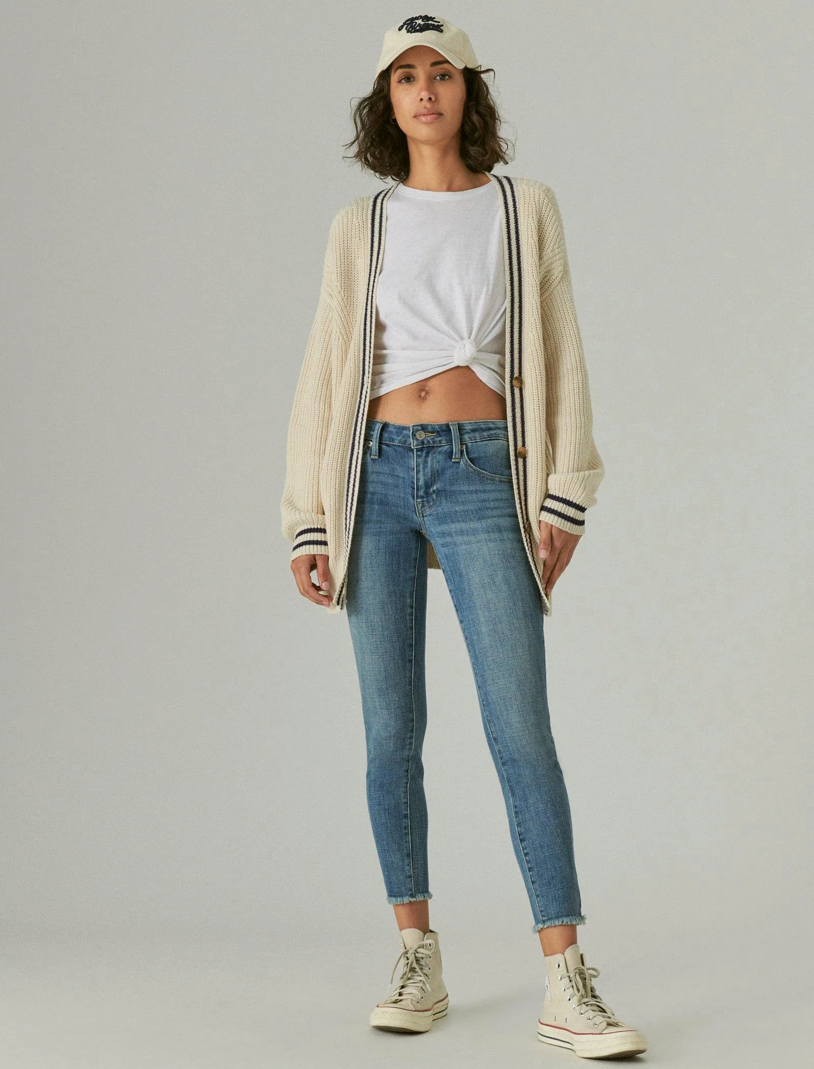 Lucky Brand Low Rise Lolita Skinny Chiswick Park Fray Lucky Brand