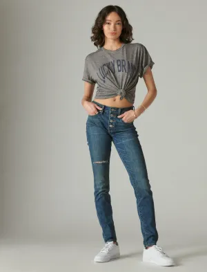 Lucky Brand Mid Rise Ava Skinny Director Dest Lucky Brand