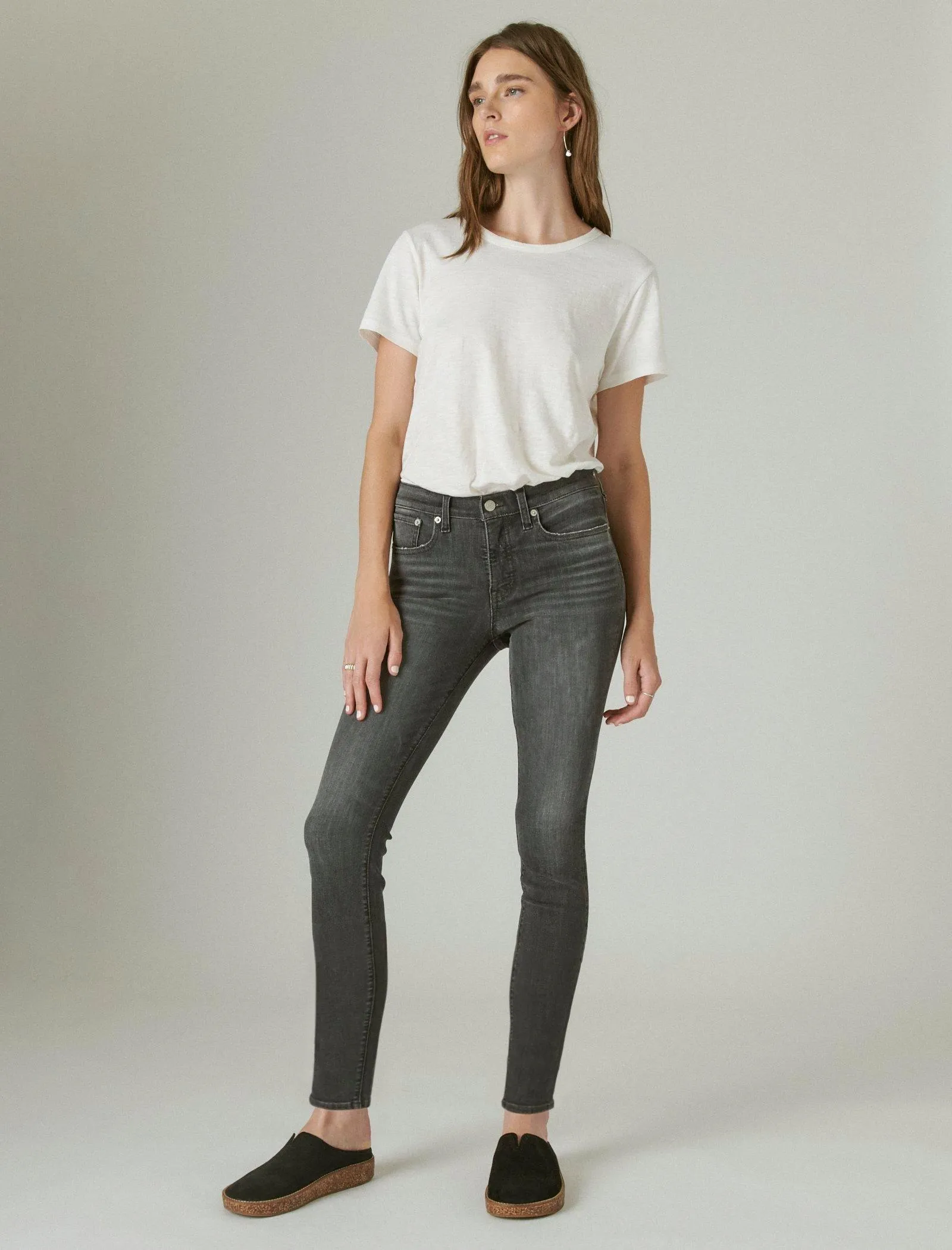 Lucky Brand Mid Rise Ava Skinny Jean Pinchot Lucky Brand
