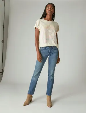 Lucky Brand Mid Rise Sweet Straight Gemini Lucky Brand