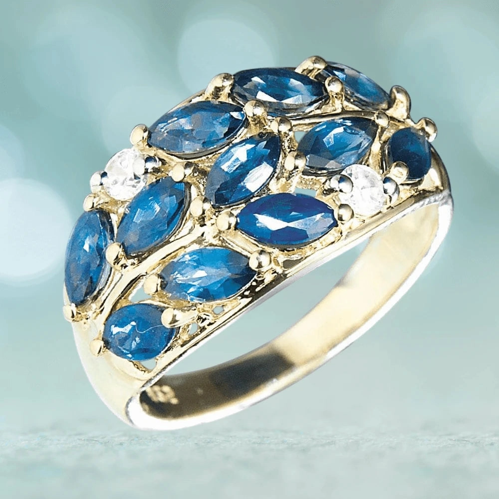 Marquise Sapphire Ring