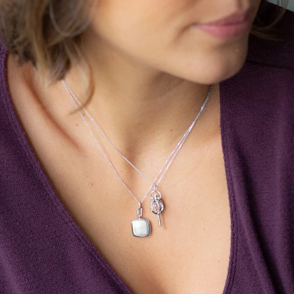Monica Rich Kosann Slim "Viv" Locket Necklace