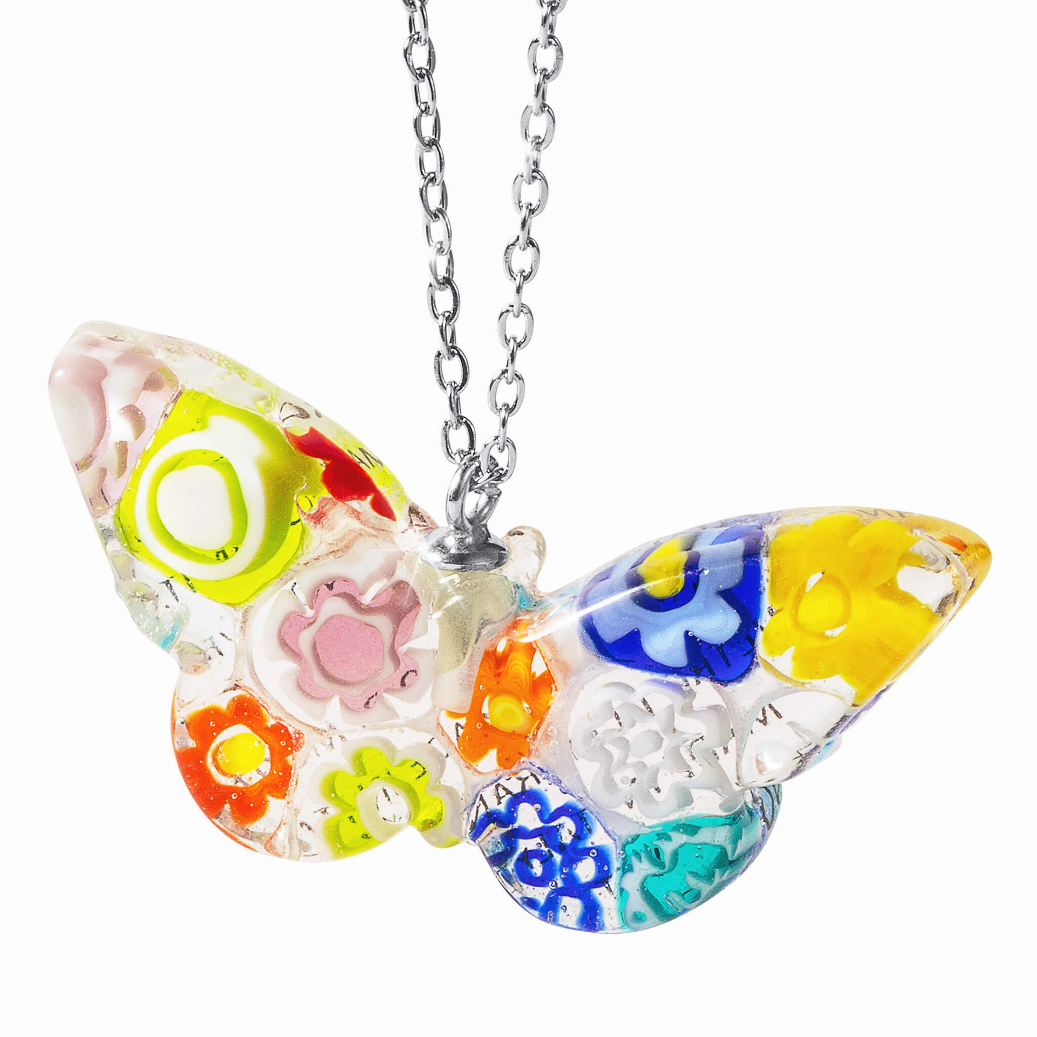 Murano Glass Butterfly Pendant