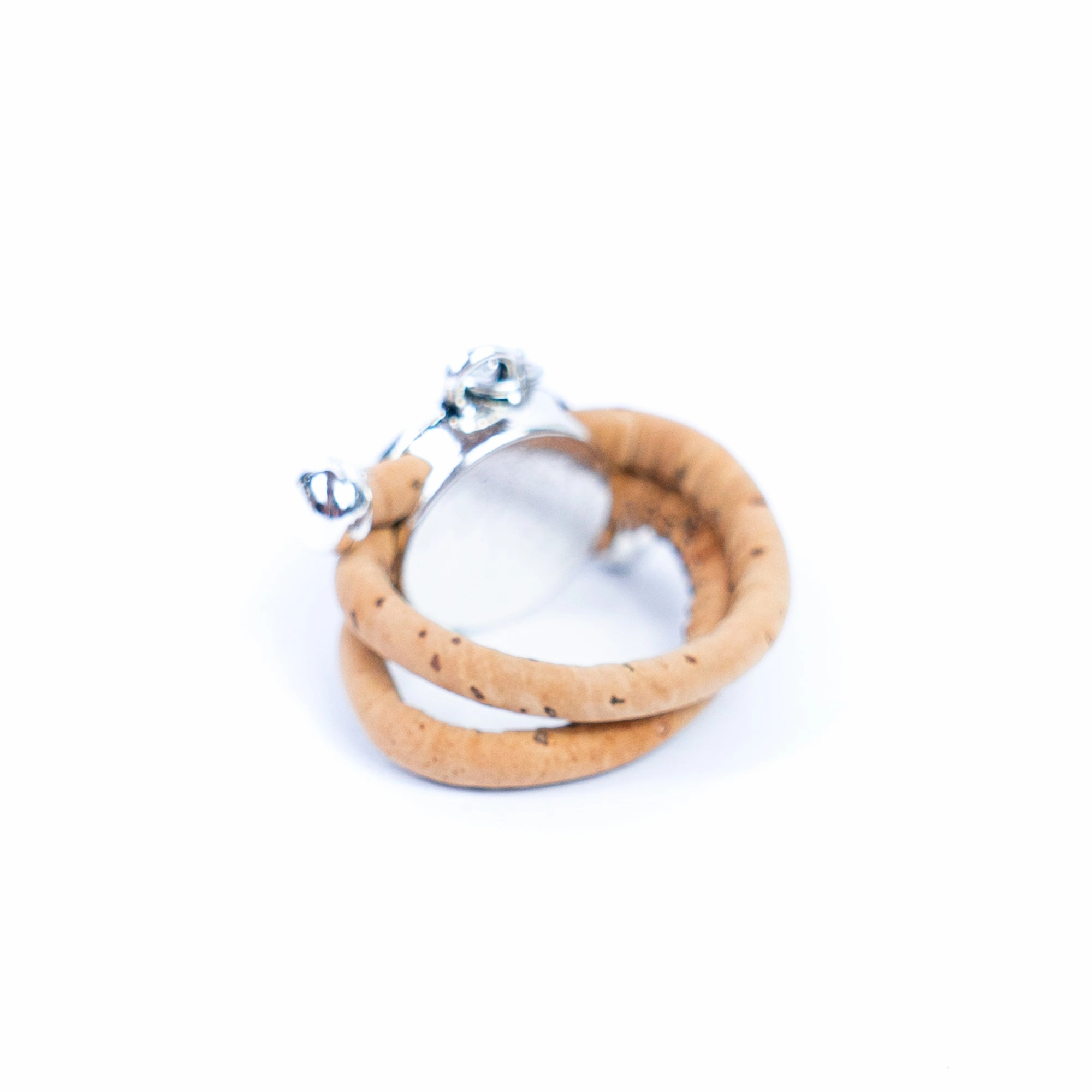 Natural cork cord and  alloy accessories handmade fashion ring for women  RW-056-MIX-10