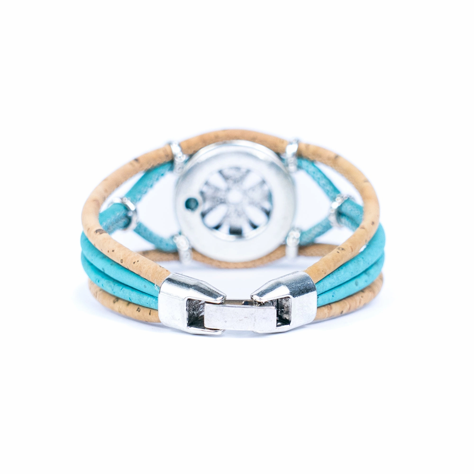 Natural cork flower pattern handmade bracelet  fashion ladies braceletBR-485-MIX-5new