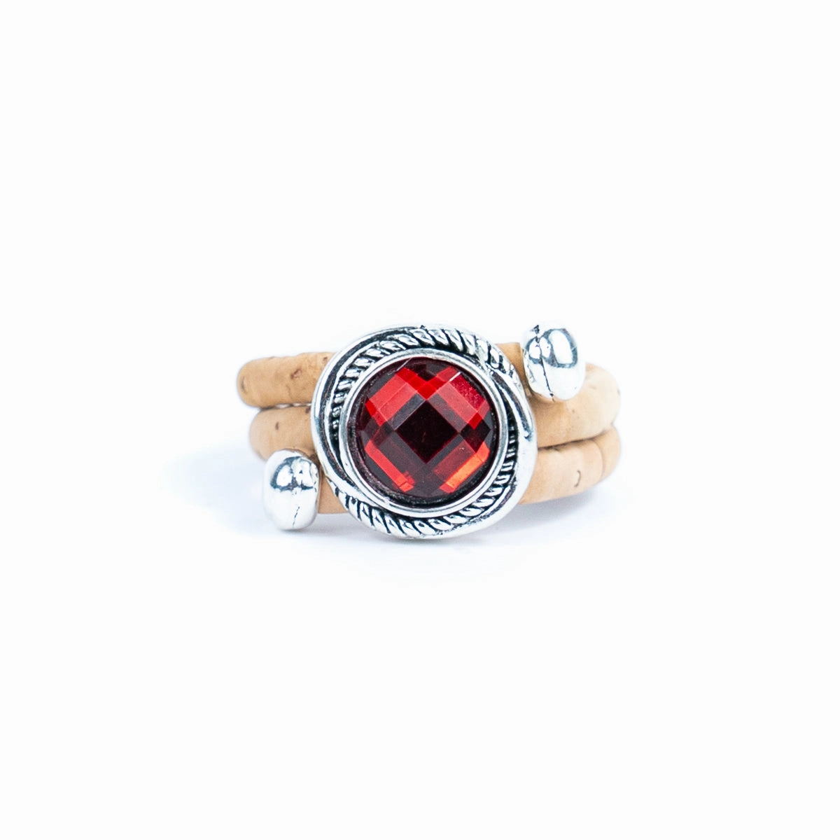 Natural cork handmade fashion ring for women RW-030-MIX-10