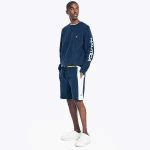 Nautica Men's 9" Colorblock Short Stellar Blue Heather Nautica