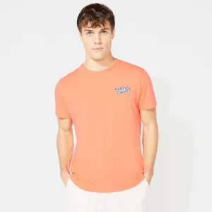 Nautica Men's Big & Tall Whale Ale Print T-Shirt Livng Coral Nautica