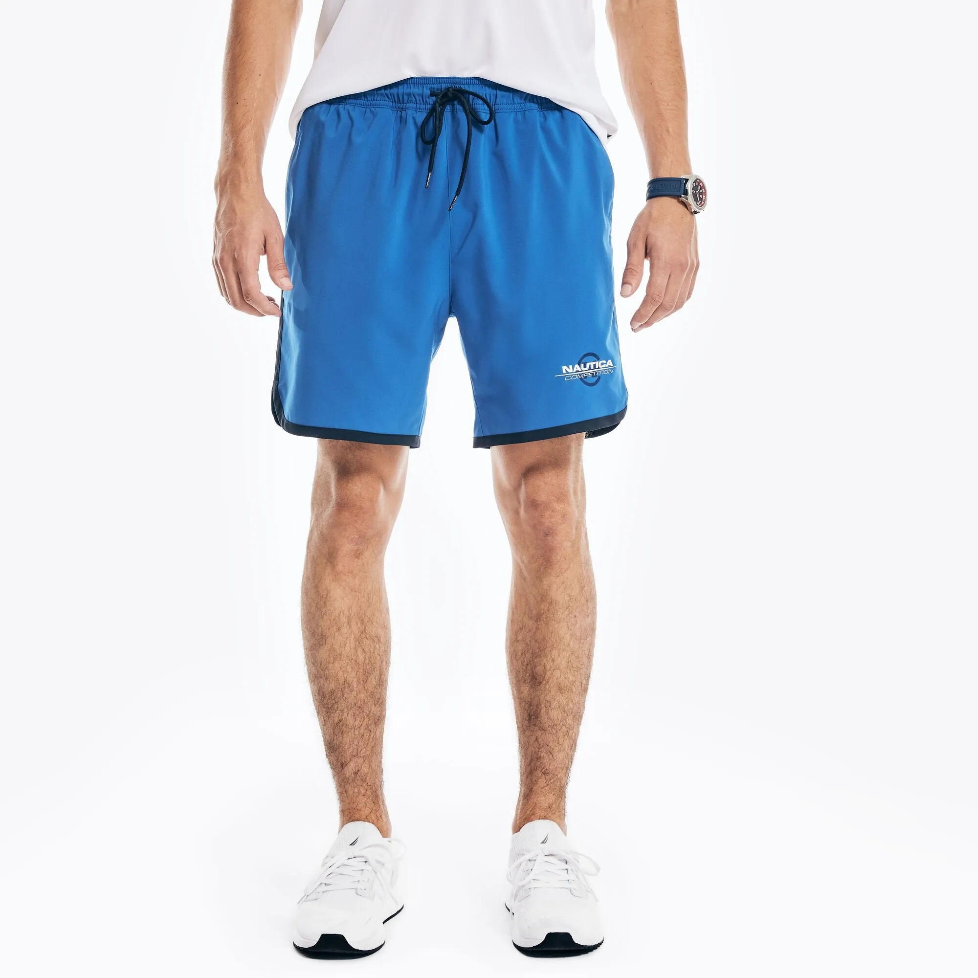 Nautica Men's Competition Sustainably Crafted 7" Lined Short Bright Cobalt Nautica