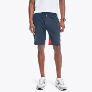 Nautica Men's Competition Sustainably Crafted 9" Colorblock Short Navy Nautica