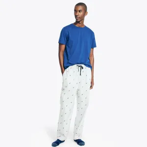 Nautica Men's J-Class Print Pajama Pant Set Estate Blue Nautica