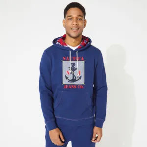 Nautica Men's Nautica Jeans Co. Graphic Pullover Hoodie J Navy Nautica