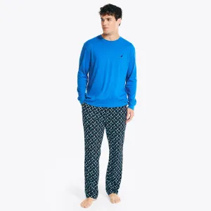 Nautica Men's Printed Pajama Pant Set True Navy Nautica