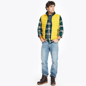 Nautica Men's Reversible Quilted Vest Old Gold Nautica