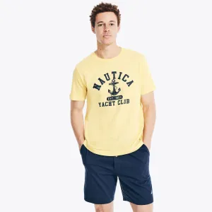 Nautica Men's Sailing Anchor Graphic Sleep T-Shirt Aspen Gold Nautica