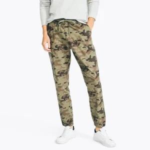 Nautica Men's Slim Fit Ripstop Camouflage Jogger Teal Wave Nautica
