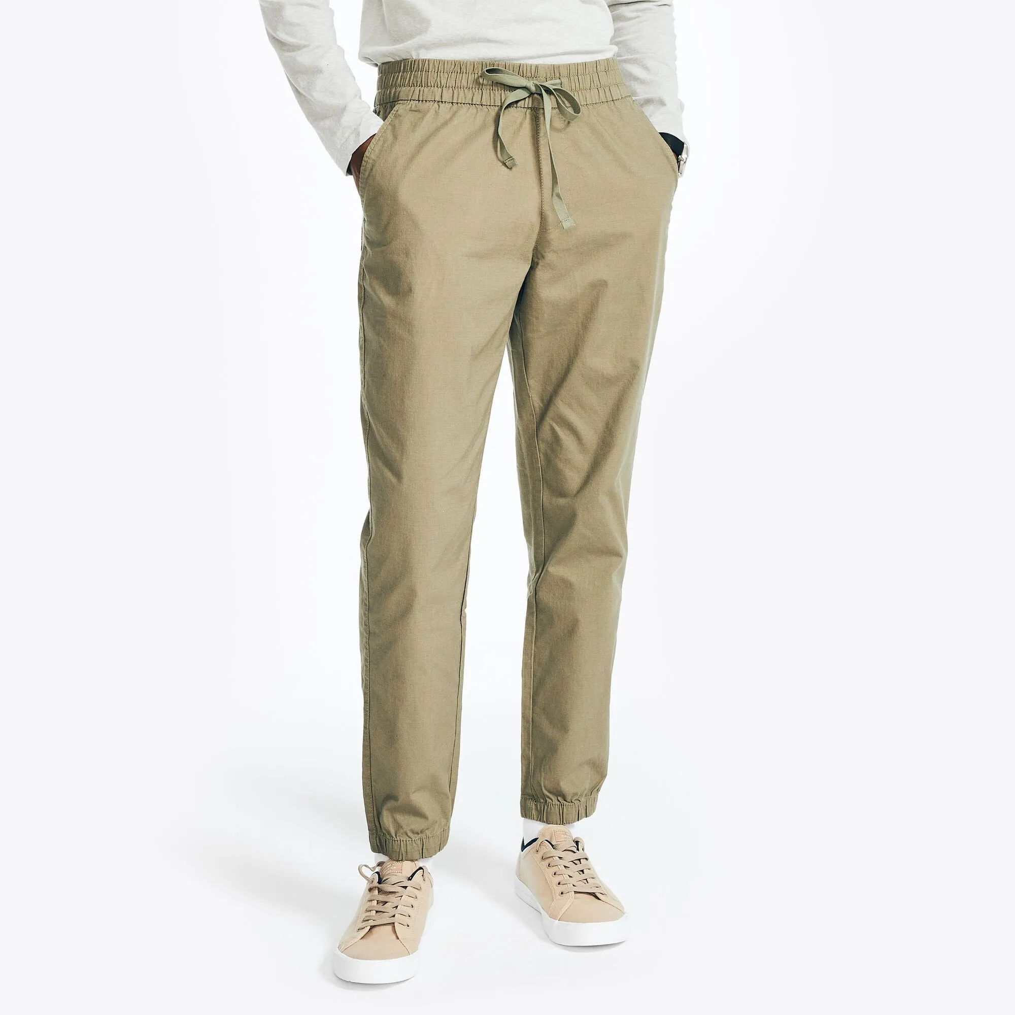 Nautica Men's Slim Fit Ripstop Jogger Teal Wave Nautica