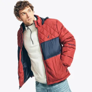 Nautica Men's Tempasphere Bomber Jacket Melonberry Nautica