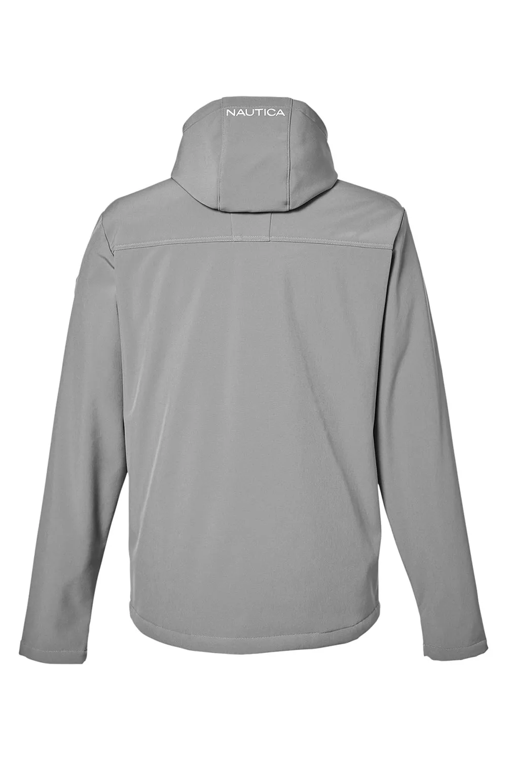 Nautica Mens Wavestorm Wind & Water Resistant Full Zip Hooded Jacket - Graphite Grey  BEST on sale Clothing Nautica